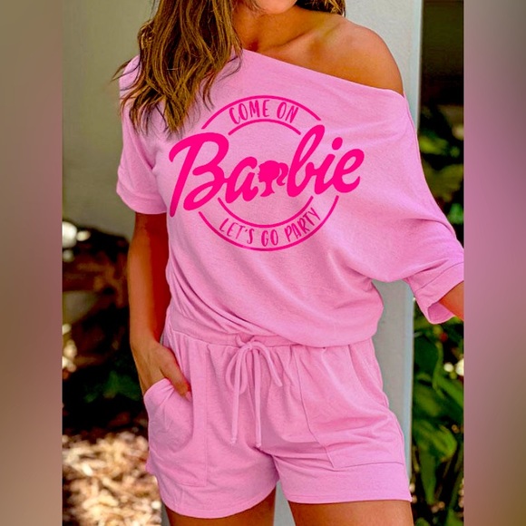 Pants - Lg- NWOT Barbie Romper